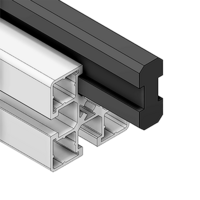 MODULAR SOLUTIONS SLIDE PROFILE DUAL PROFILE GUIDE 32MM, 2M